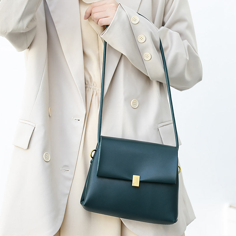 FLIPA-Sac bandoulière en cuir souple