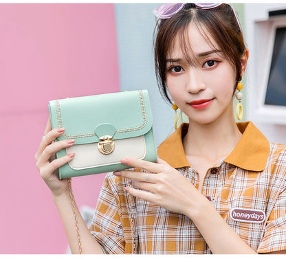 FLIPA-Sac bandoulière avec chaîne et fermoir diagonal