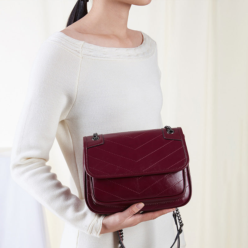 FLIPA-Sac bandoulière en cuir de vachette