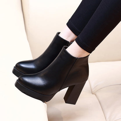 CORE-Bottines à talons hauts Chic