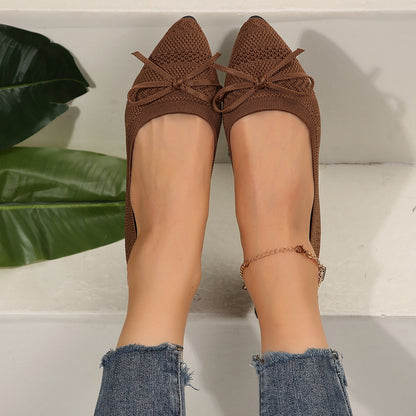 CORE-Chaussure Mocassins tricotés à nœud